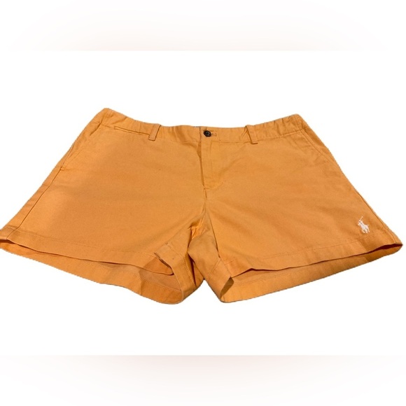 Ralph Lauren Pants - Ralph Lauren Sport Women's Orange Shorts Size 10